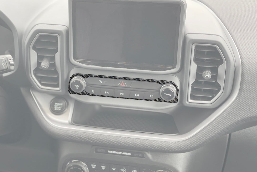 Radio Accent Overlay Fits 2021-2024 Ford Bronco Sport