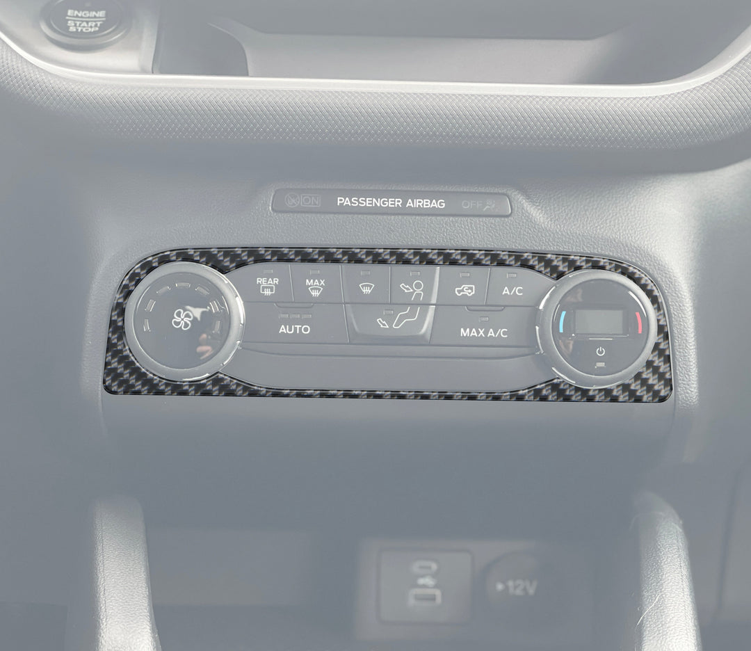 Climate Control Accent Overlay Fits 2021-2024 Ford Bronco Sport