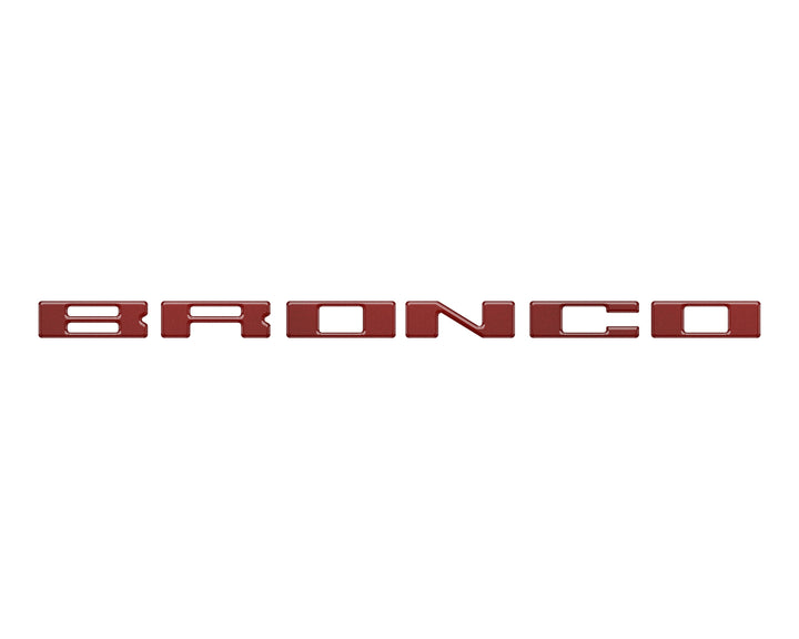 Glove Box Letters Inserts Fits 2021-2025 Ford Bronco