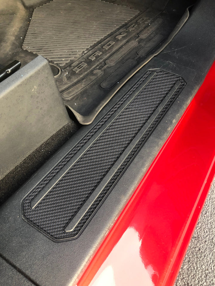 Door Sill Plate Overlays Fits 2021-2025 Ford Bronco