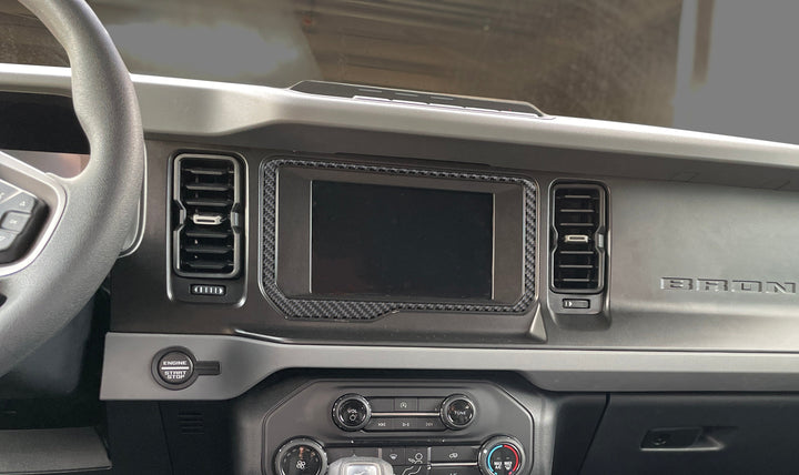8 inch Display Screen Accent Overlay Fits 2021-2025 Ford Bronco