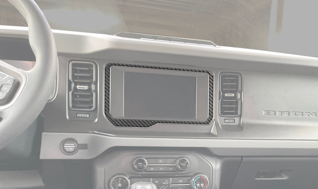 8 inch Display Screen Accent Overlay Fits 2021-2025 Ford Bronco
