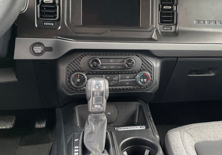 Climate Control Accent Overlay Fits 2021-2025 Ford Bronco