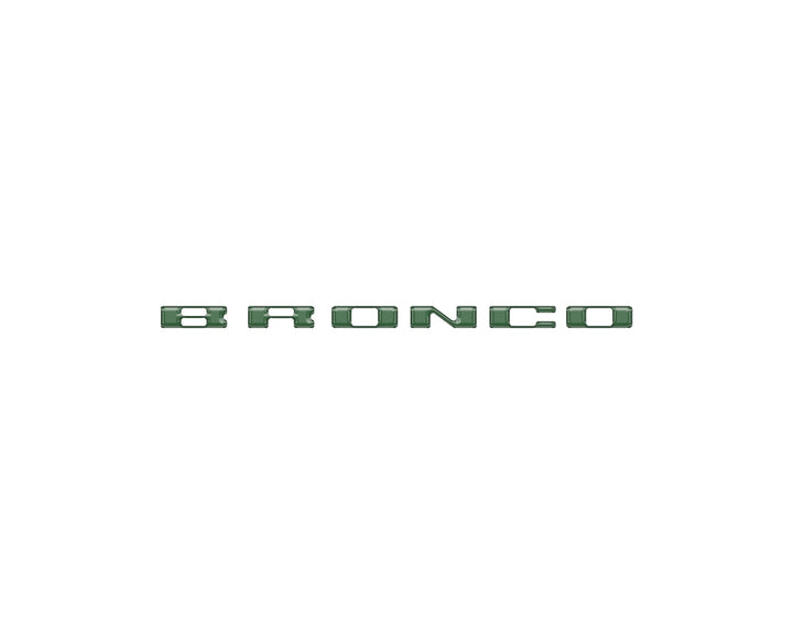 Passenger Dash Letter Inserts Fits 2025-2025 Ford Bronco Sport