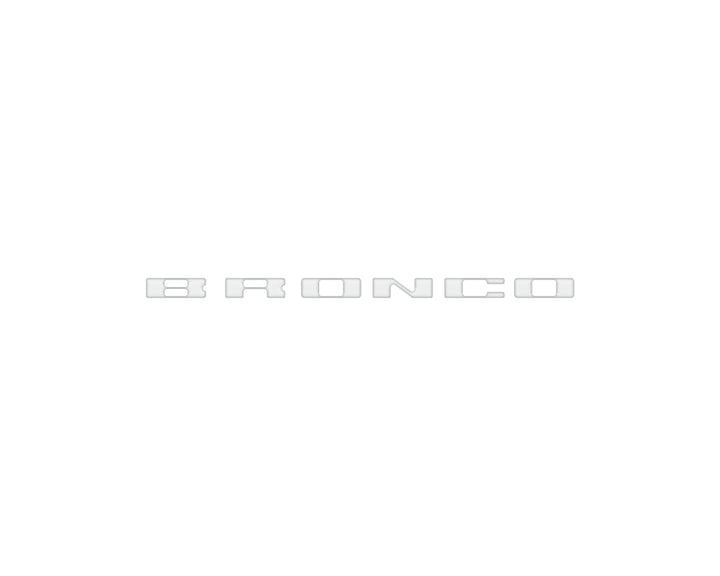 Passenger Dash Letter Inserts Fits 2025-2025 Ford Bronco Sport
