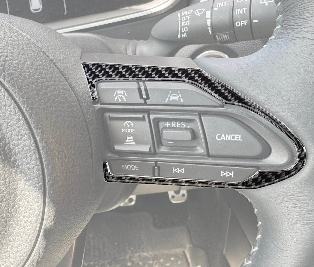 Steering Wheel Controls Accent Trim Fits 2023-2024 Toyota GR Corolla