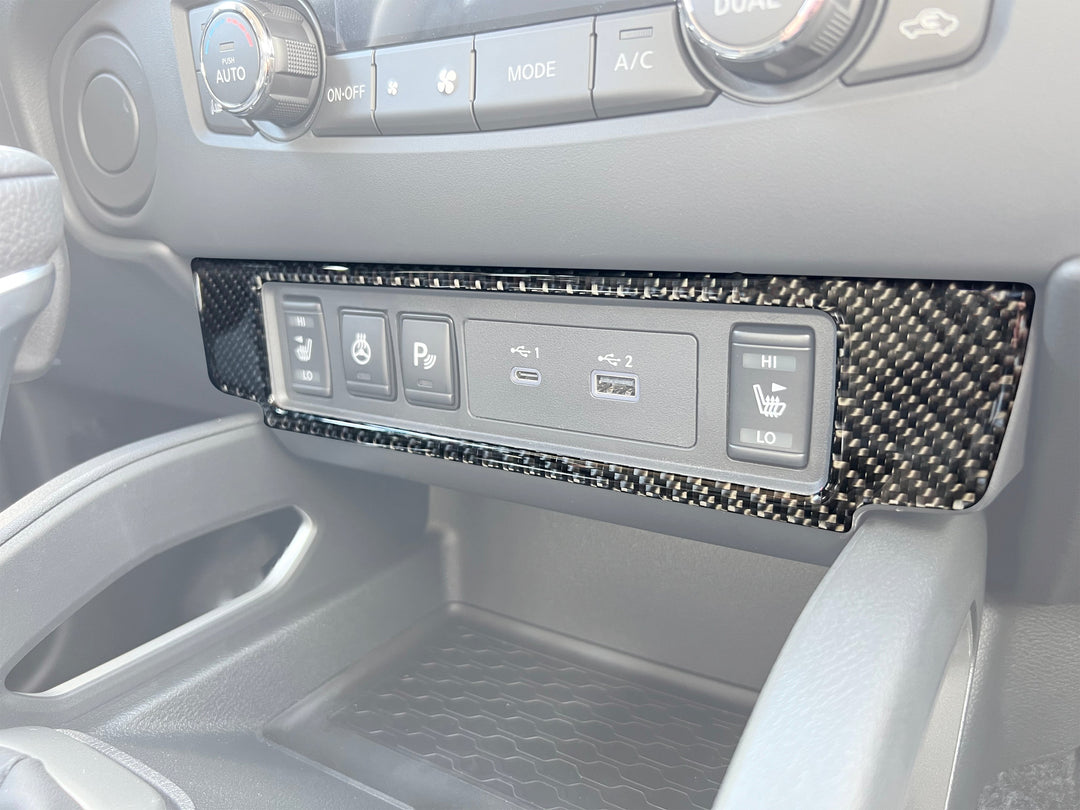 Lower Dash Accent Trim Fits 2022-2025 Nissan Frontier