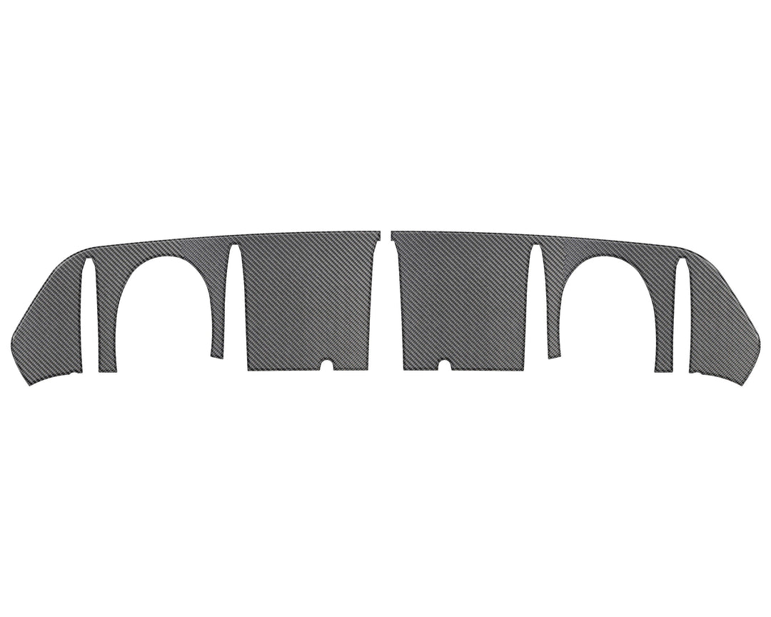 Rear Diffuser Accent Fits 2016-2018 Ford Focus RS