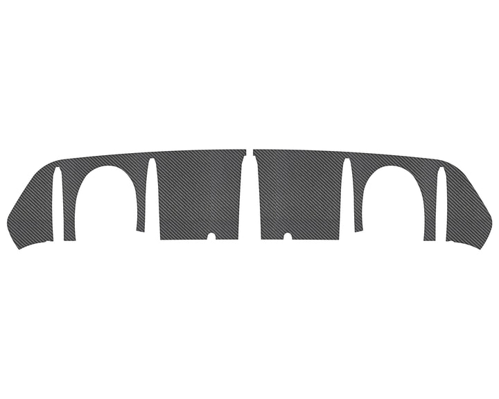 Rear Diffuser Accent Fits 2016-2018 Ford Focus RS