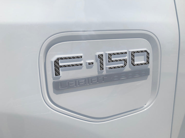 Charge Port Lid Letter Inserts Fits 2022-2025 Ford F-150 Lightning