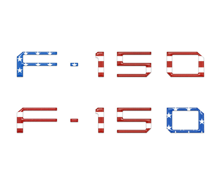 Charge Port Lid Letter Inserts Fits 2022-2025 Ford F-150 Lightning