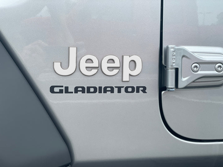 Driver & Passenger Side Emblem Overlays Fits 2019-2025 Jeep Gladiator