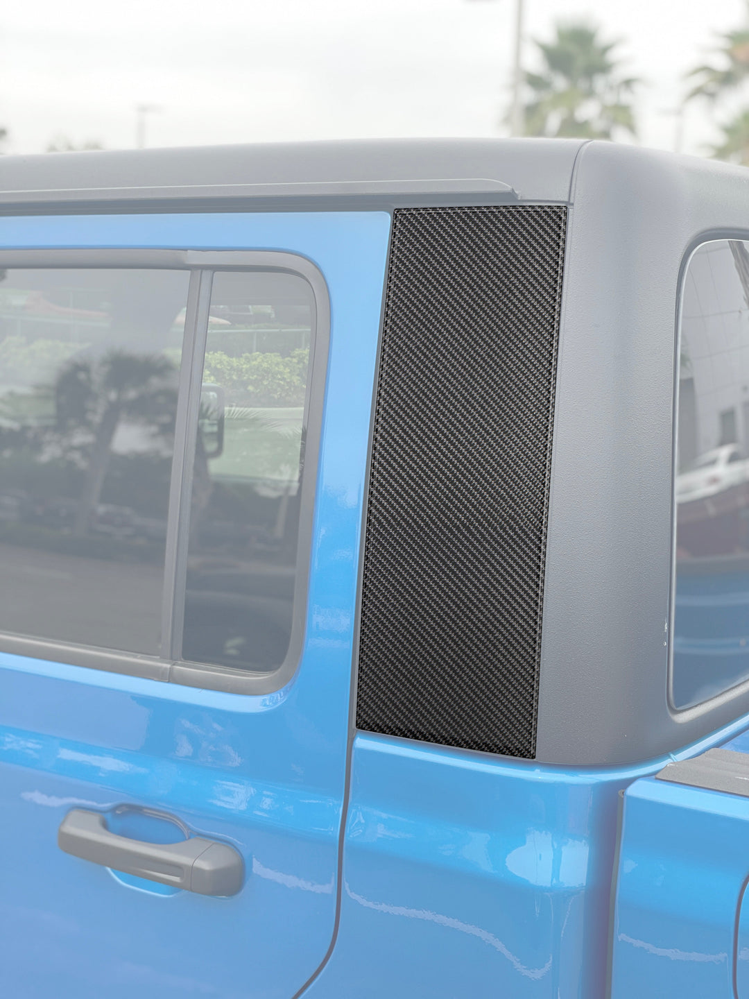 C Pillar Accent Overlays Fits 2019-2025 Jeep Gladiator