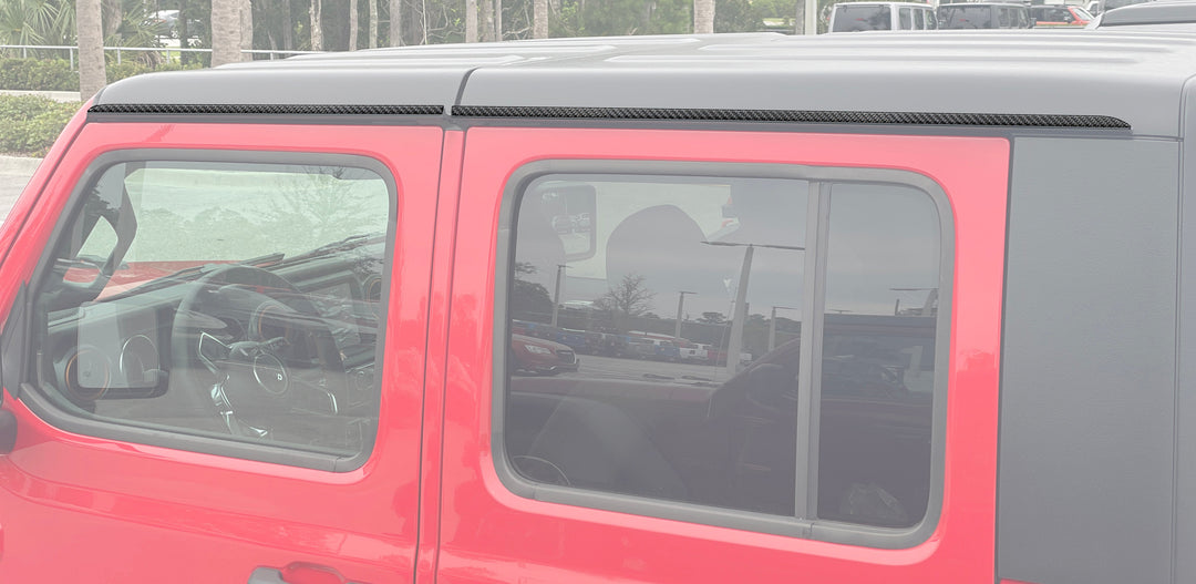 Side Roof Accent Overlays Fits 2019-2025 Jeep Gladiator