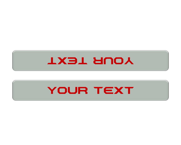 Domed Front Door Sill Overlays Fits 2022-2025 Ford Maverick