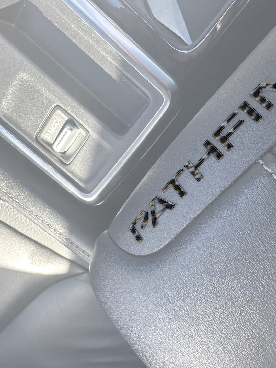 Center Console Lid Letter Letter Inserts Fits 2022-2025 Nissan Pathfinder