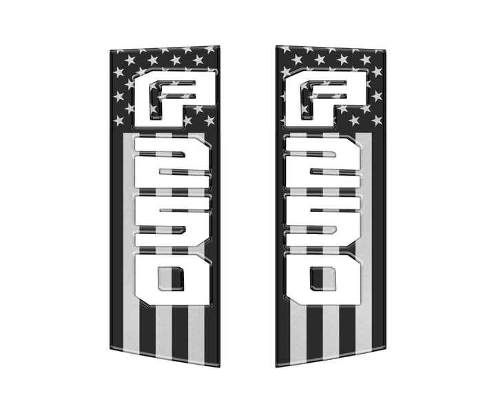 Side Emblem Accent Trim Fits 2017-2022 Ford Super Duty
