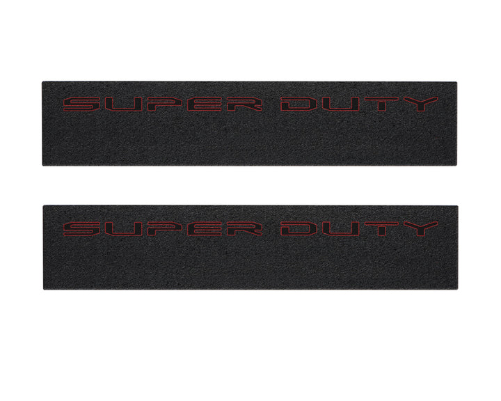 Door Sill Protection Overlays (Textured) Fits 2023-2025 Ford Super Duty