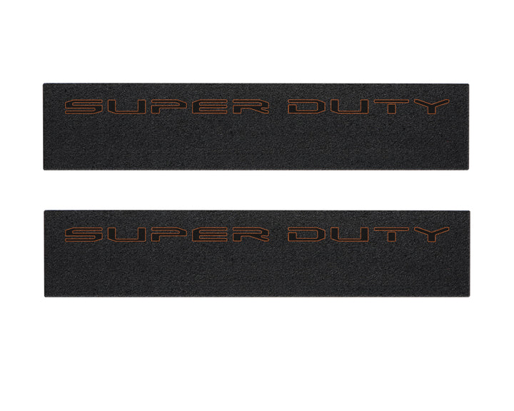 Door Sill Protection Overlays (Textured) Fits 2023-2025 Ford Super Duty
