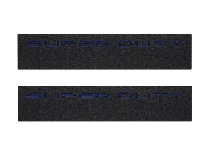 Door Sill Protection Overlays (Textured) Fits 2023-2025 Ford Super Duty
