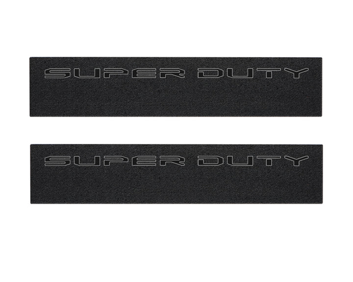 Door Sill Protection Overlays (Textured) Fits 2023-2025 Ford Super Duty