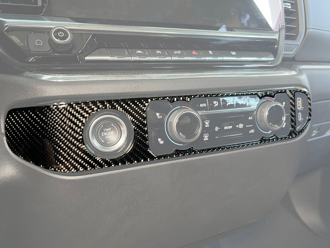 Climate Control Accent Trim Fits 2022-2025 Chevrolet Silverado
