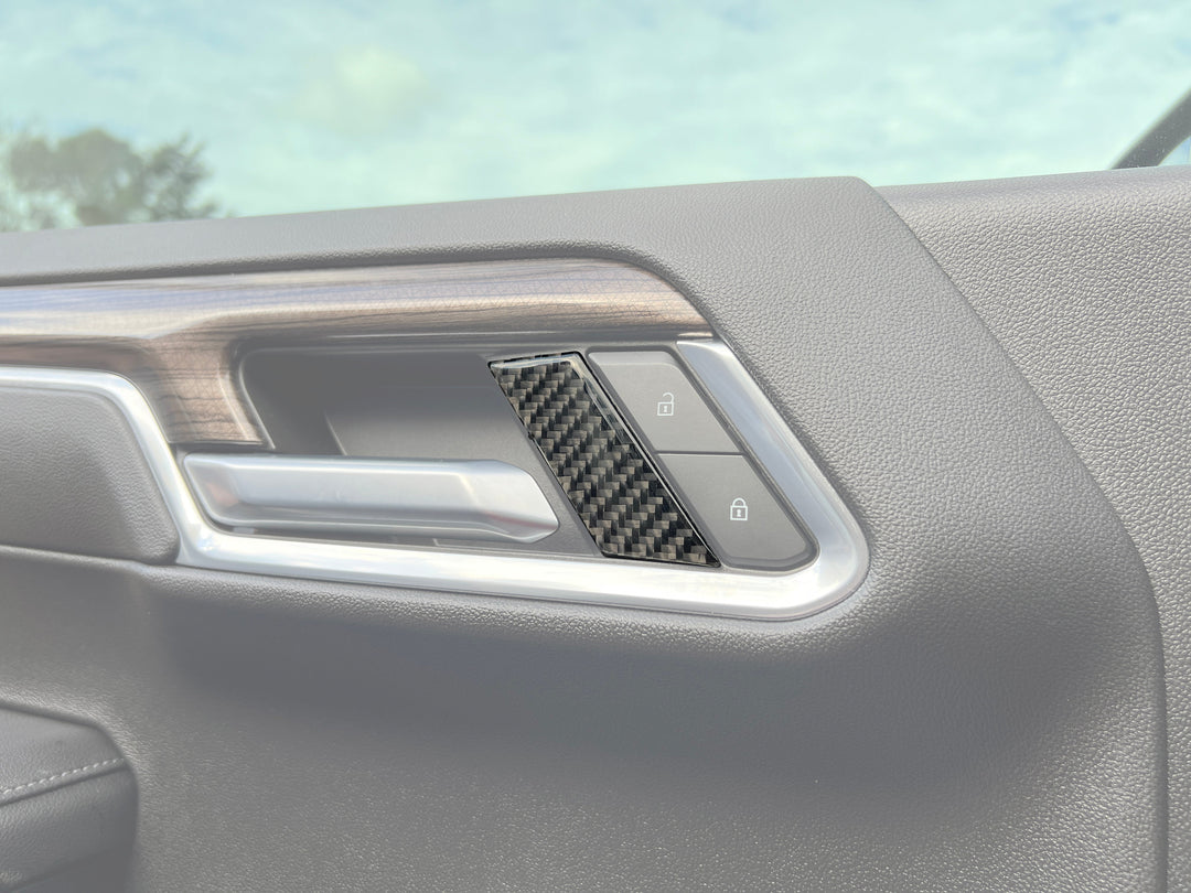 Front Door Handle Accent Trim Fits 2022-2025 Chevrolet Silverado