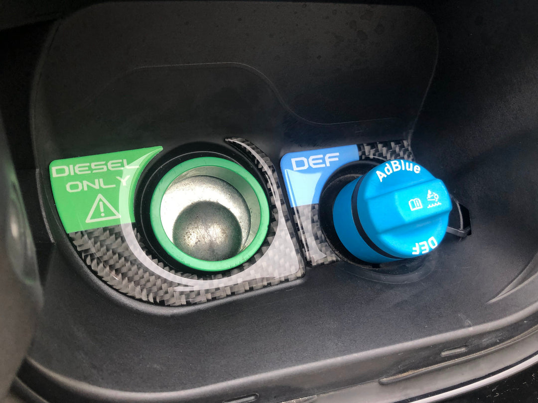 Fuel Fill Spout Ring Accent Overlays Fits 2019-2024 Chevrolet Silverado