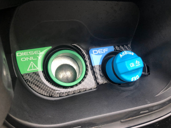 Fuel Fill Spout Ring Accent Overlays Fits 2019-2024 Chevrolet Silverado