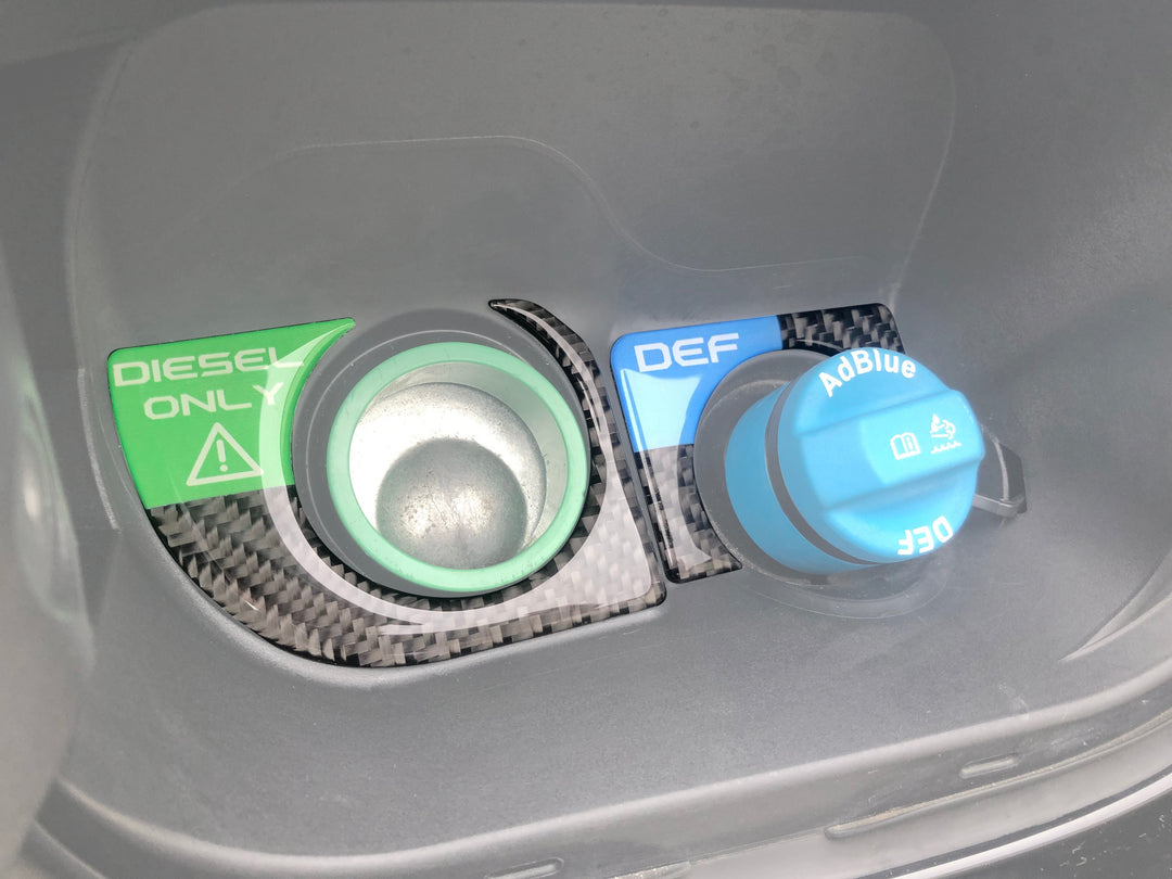 Fuel Fill Spout Ring Accent Overlays Fits 2019-2024 Chevrolet Silverado