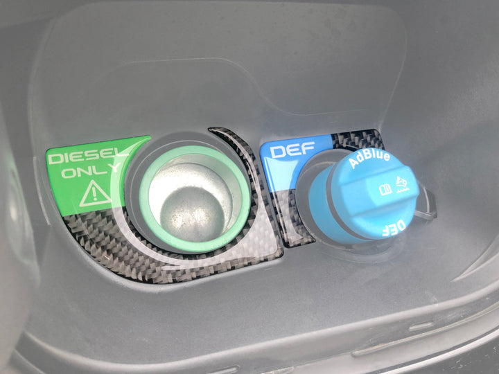 Fuel Fill Spout Ring Accent Overlays Fits 2019-2024 Chevrolet Silverado