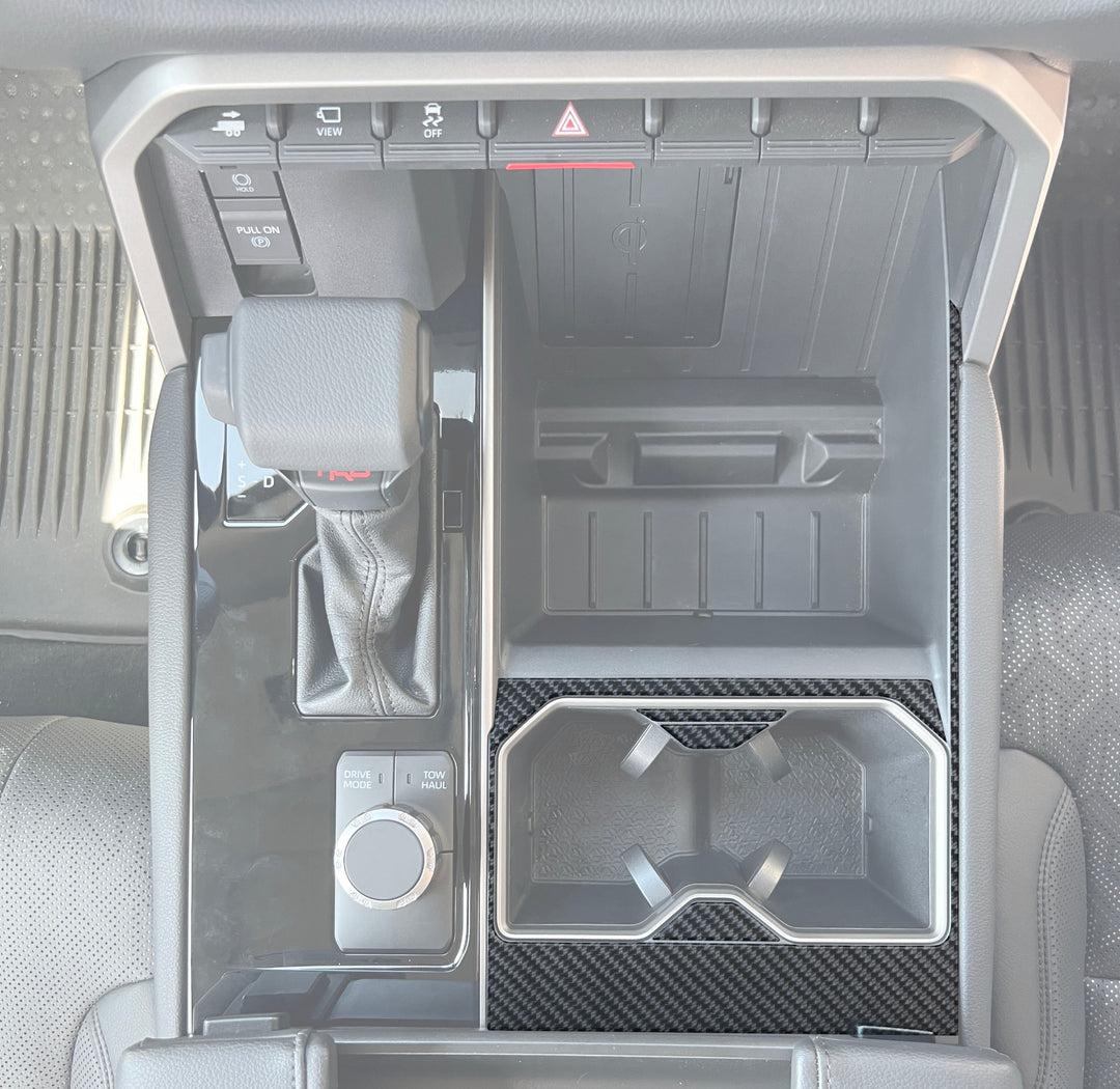 Center Cup Holder Accent Trim Fits 2022-2025 Toyota Tundra & 2023-2025 Toyota Sequoia