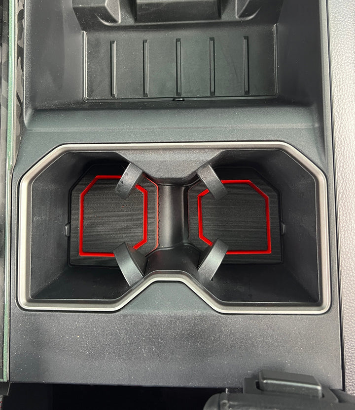 Cup Holder Foam Inserts Fits 2022-2025 Toyota Tundra & 2023-2025 Toyota Sequoia
