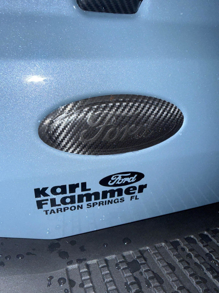Ford Bronco Rear Oval Emblem Overlay (Tint or Solid) - 2021-2026 Bronco / Bronco Sport