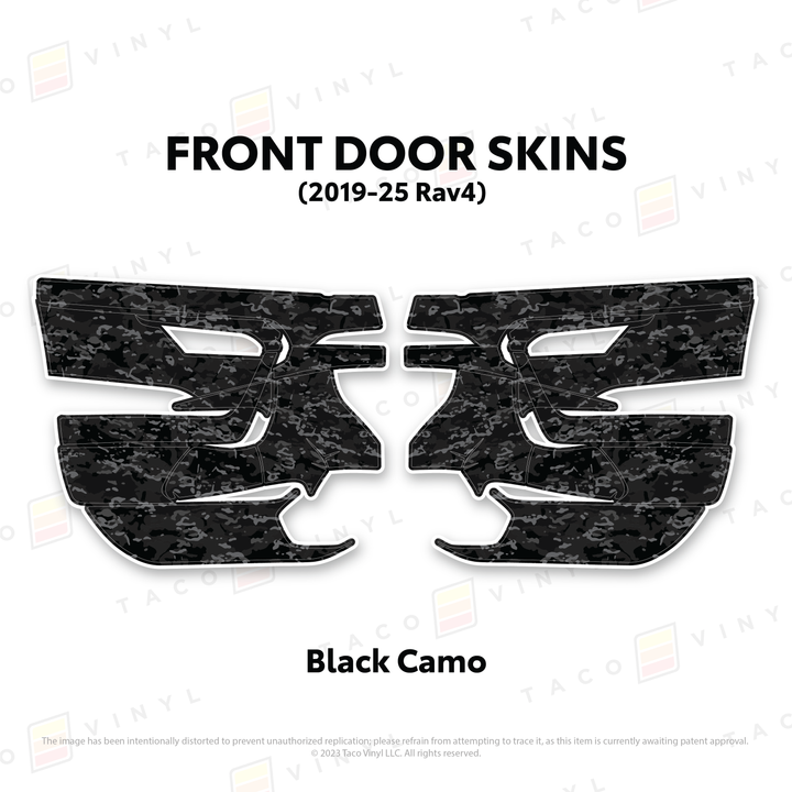 2019-25 Rav4 Door Skins