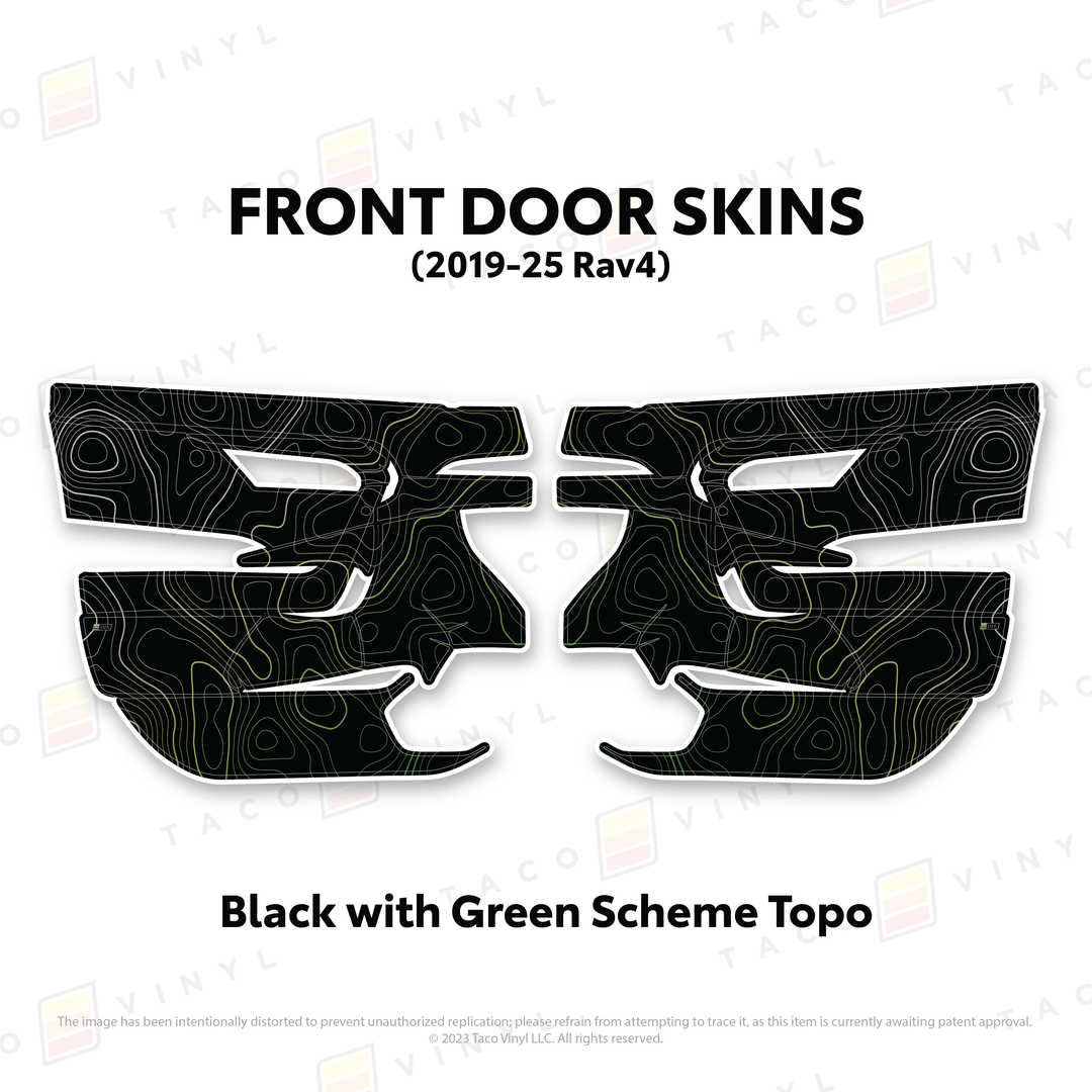 2019-25 Rav4 Door Skins