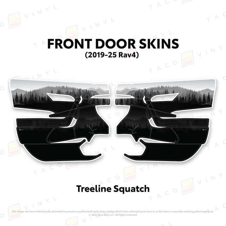 2019-25 Rav4 Door Skins