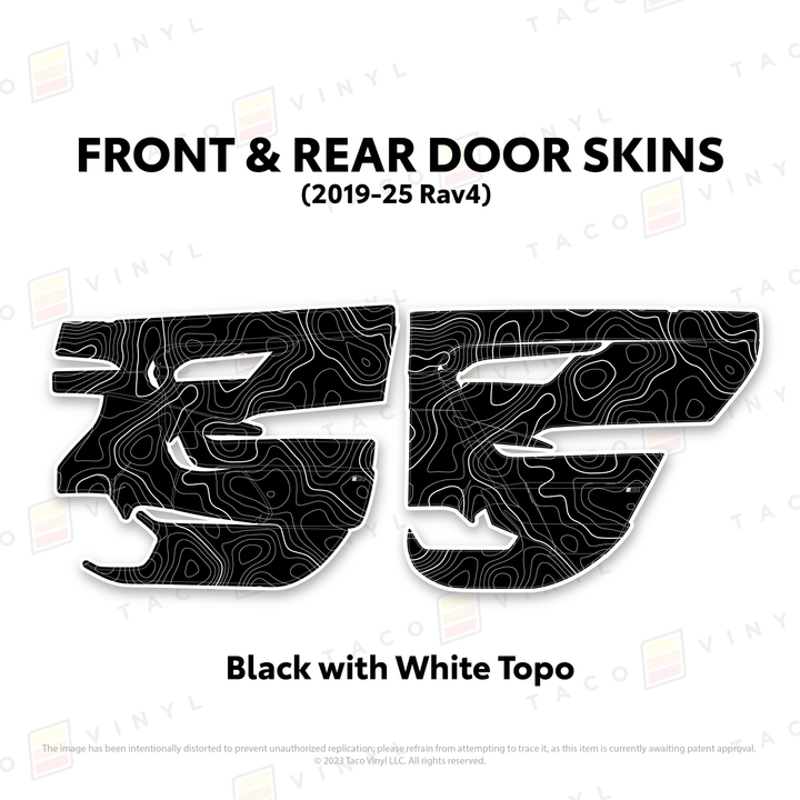 2019-25 Rav4 Door Skins