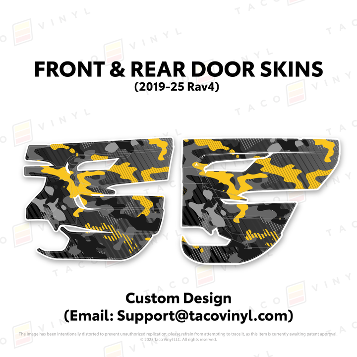 2019-25 Rav4 Door Skins
