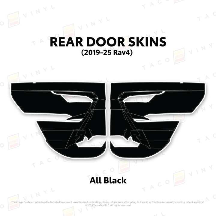 2019-25 Rav4 Door Skins