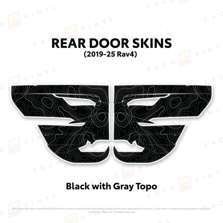 2019-25 Rav4 Door Skins