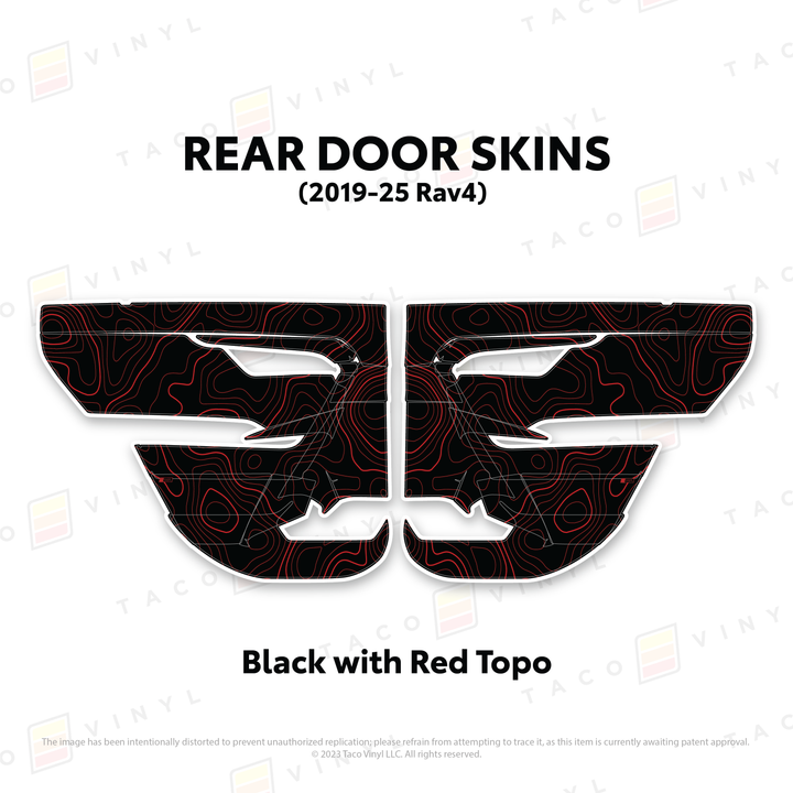 2019-25 Rav4 Door Skins
