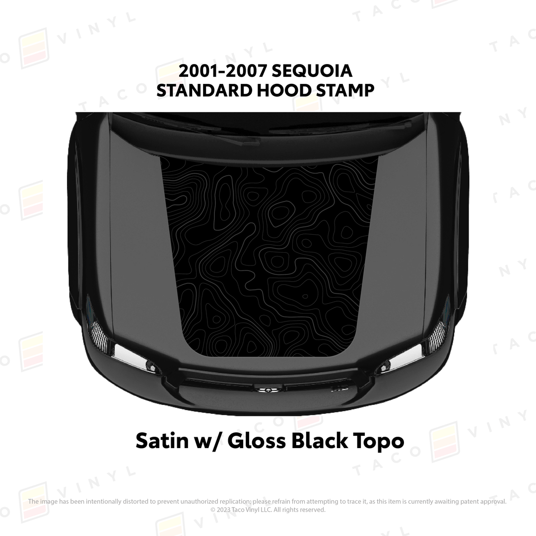 2001 - 07 Sequoia Hood Stamp