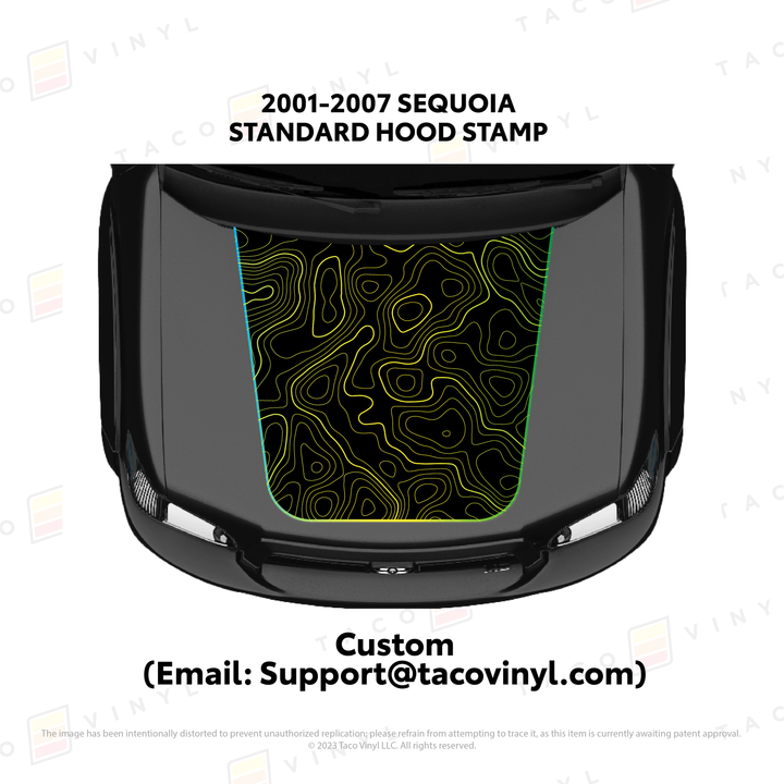 2001 - 07 Sequoia Hood Stamp