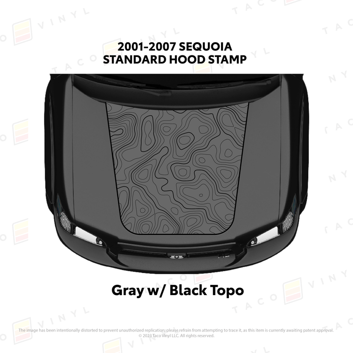 2001 - 07 Sequoia Hood Stamp