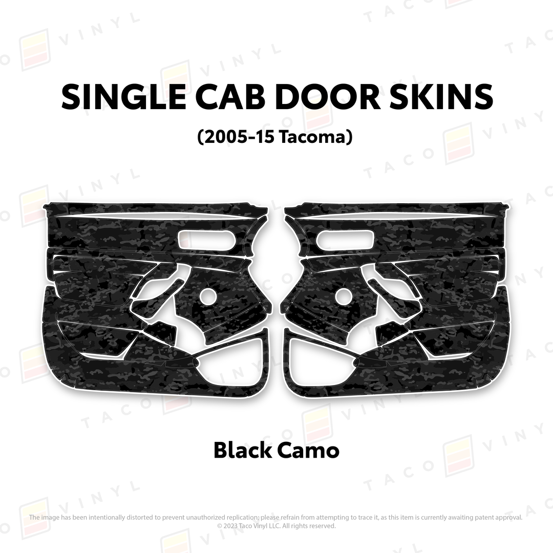2005-15 Tacoma Single Cab Door Skins