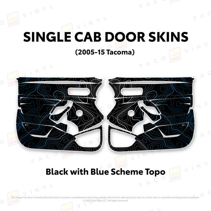 2005-15 Tacoma Single Cab Door Skins