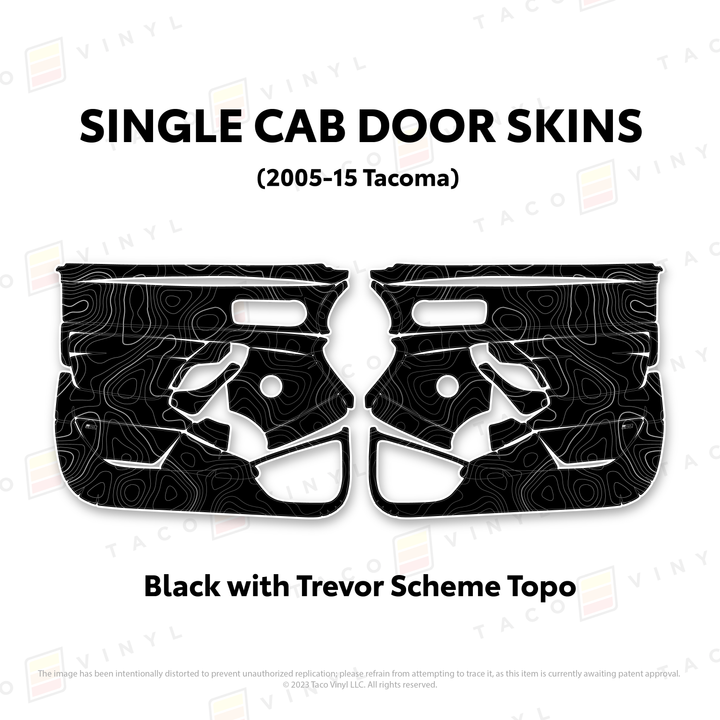 2005-15 Tacoma Single Cab Door Skins