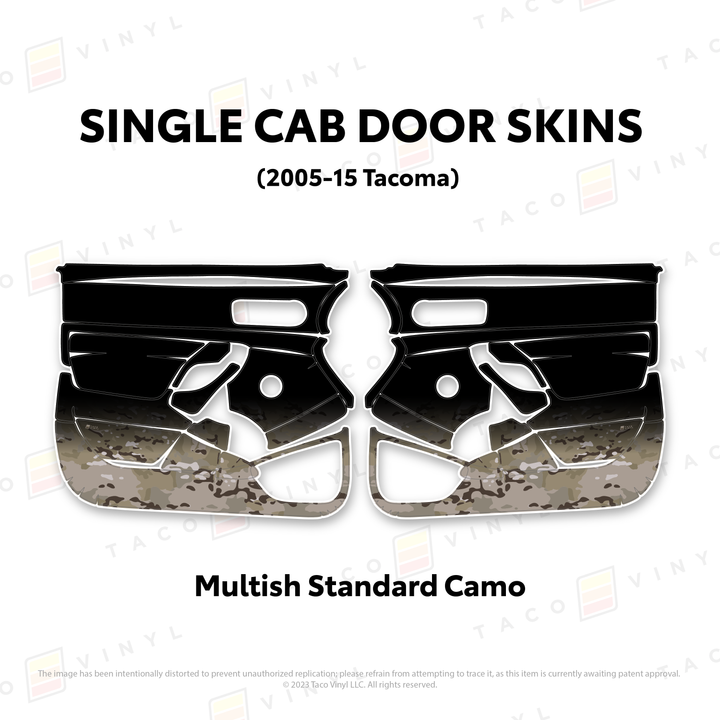 2005-15 Tacoma Single Cab Door Skins