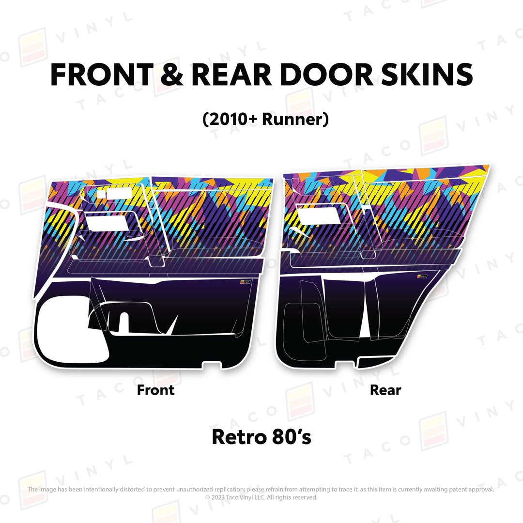 2010-24 4Runner Door Skins